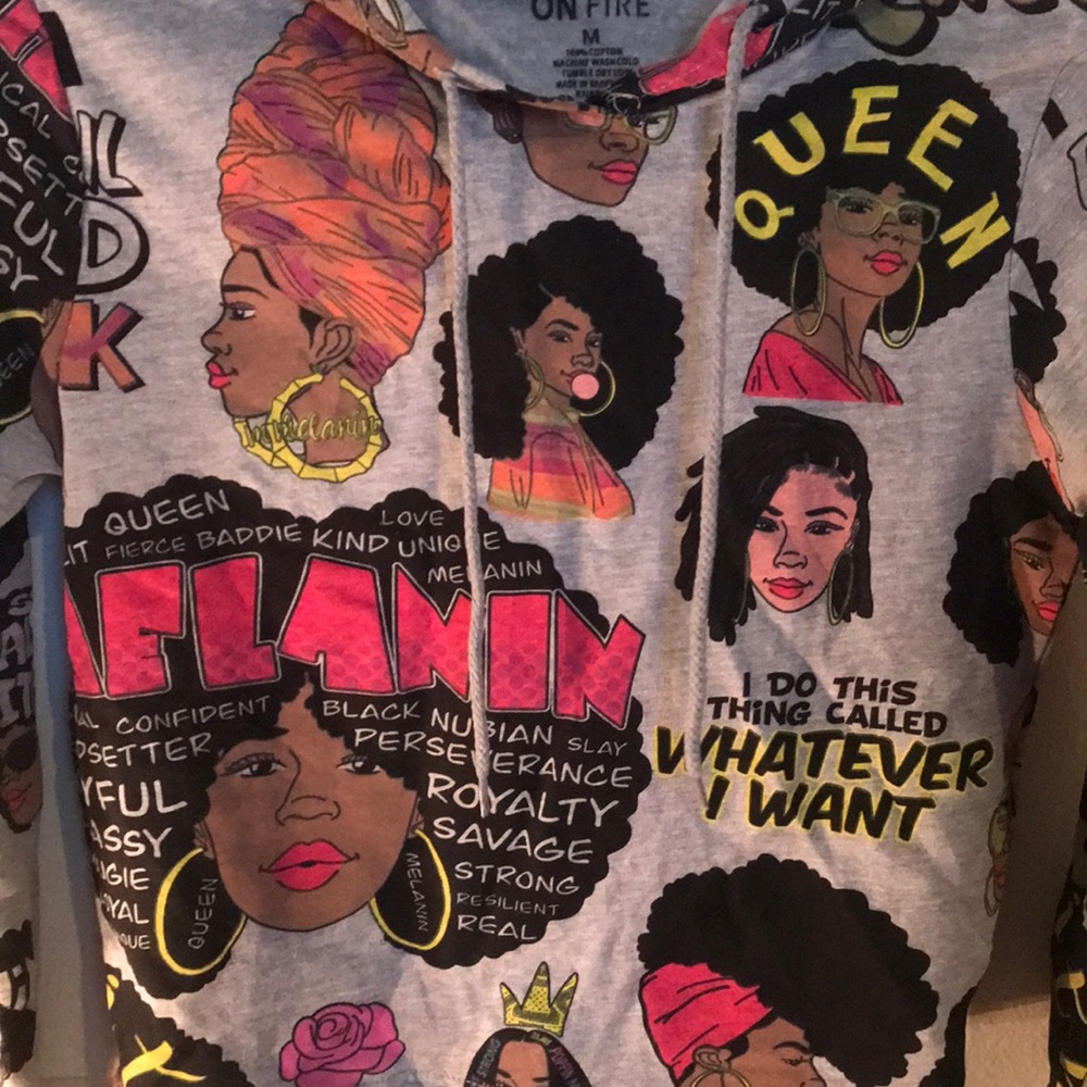 Cute melanin hoodie